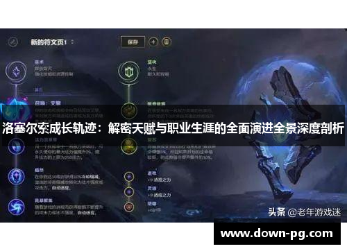 洛塞尔索成长轨迹:解密天赋与职业生涯的全面演进全景深度剖析 洛塞尔索成长轨迹:解密天赋与职业生涯的全面演进全景深度剖析